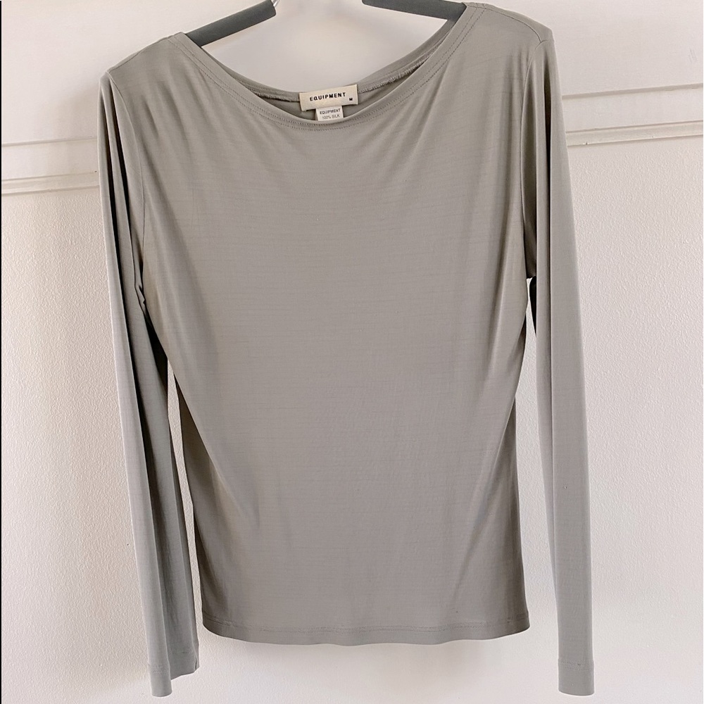 Silk Fitted Top by Equipment